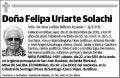 URIARTE SOLACHI,FELIPA