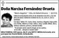 FERNANDEZ ORUETA,NARCISA