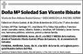 SAN VICENTE IBISATE,Mª SOLEDAD