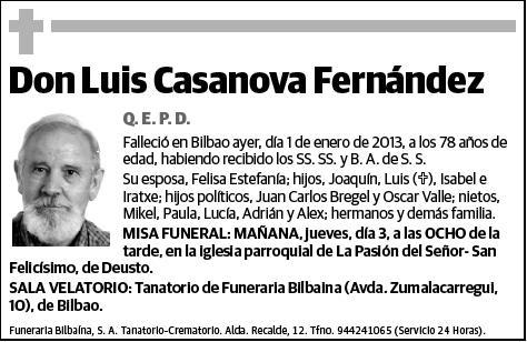 CASANOVA FERNANDEZ,LUIS