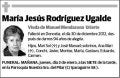 RODRIGUEZ UGALDE,MARIA JESUS