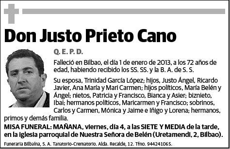PRIETO CANO,JUSTO