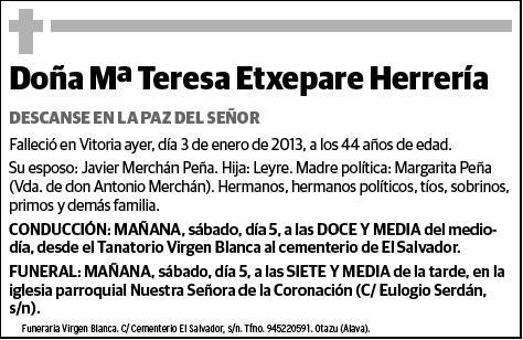 ETXEPARE HERRERIA,Mª TERESA