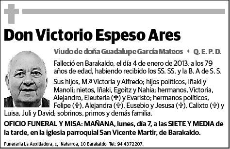 ESPESO ARES,VICTORIO