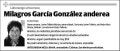 GARCIA GONZALEZ MILAGROS