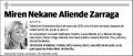 ALIENDE ZARRAGA,MIREN NEKANE