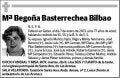 BASTERRECHEA BILBAO,Mª BEGOÑA
