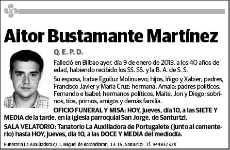 BUSTAMANTE MARTINEZ,AITOR