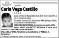 VEGA CASTILLO,LA NIÑA CARLA