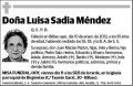 SADIA MENDEZ,LUISA
