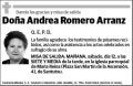 ROMERO ARRANZ,ANDREA