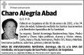 ALEGRIA ABAD,CHARO