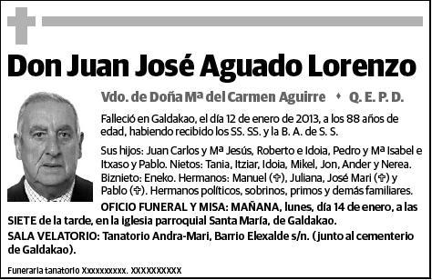 AGUADO LORENZO,JUAN JOSE