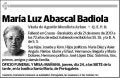 ABASCAL BADIOLA,MARIA LUZ