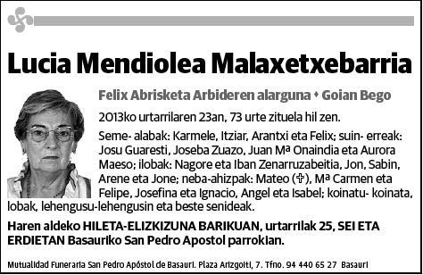 MENDIOLEA MALAXETXEBARRIA,LUCIA