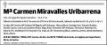 MIRAVALLES URIBARRENA,Mª CARMEN