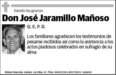 JARAMILLO MAÑOSO,JOSE