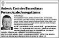BARANDIARAN FERNANDEZ DE JAUREGUI,ANTONIO CASIMIRO