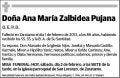 ZALBIDEA PUJANA,ANA MARIA