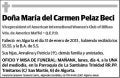 PELAZ BECI,MARIA DEL CARMEN