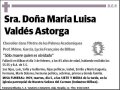 VALDES ASTORGA,MARIA LUISA