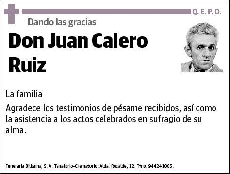 CALERO RUIZ,JUAN