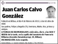 CALVO GONZALEZ,JUAN CARLOS