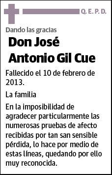 GIL CUE,JOSE ANTONIO