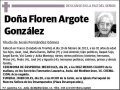 ARGOTE GONZALEZ,FLOREN