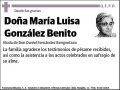 GONZALEZ BENITO,MARIA LUISA