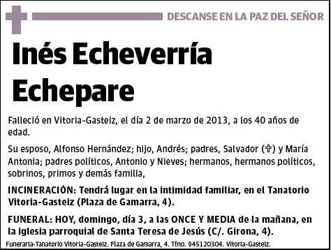 ECHEVERRIA ECHEPARE,INES