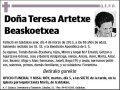 ARTETXE BEASKOETXEA,TERESA