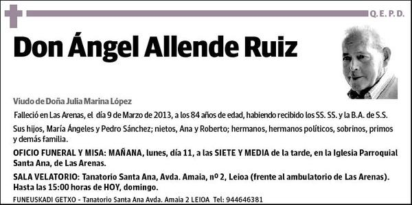 ALLENDE RUIZ,ANGEL