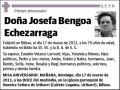 BENGOA ECHEZARRAGA,JOSEFA