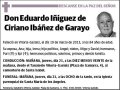 IÑIGUEZ DE CIRIANO IBAÑEZ DE GARAYO,EDUARDO