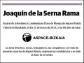 DE LA SERNA RAMA,JOAQUIN