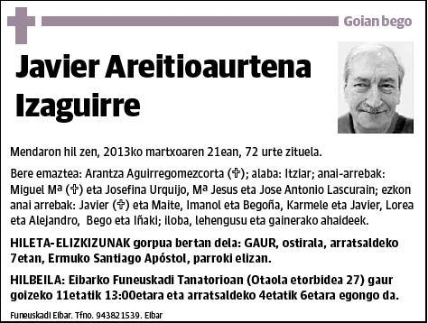 AREITIOAURTENA IZAGUIRRE,JAVIER