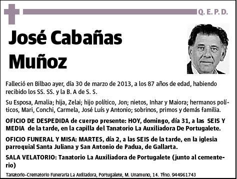 CABAÑAS MUÑOZ,JOSE