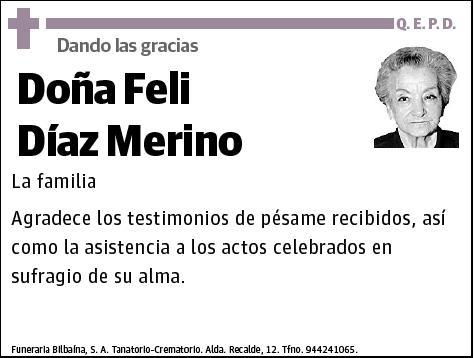 DIAZ MERINO,FELI