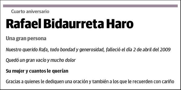 BIDAURRETA HARO,RAFAEL
