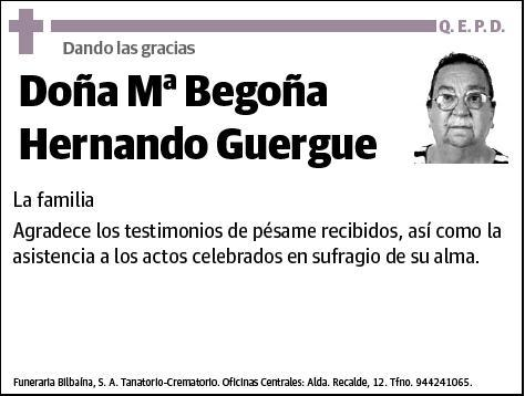 HERNANDO GUERGUE,Mª BEGOÑA