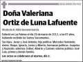 ORTIZ DE LUNA LAFUENTE,VALERIANA
