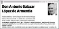 SALAZAR LOPEZ DE ARMENTIA,ANTONIO