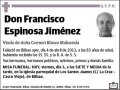 ESPINOSA JIMENEZ,FRANCISCO