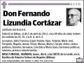 LIZUNDIA CORTAZAR,FERNANDO