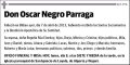 NEGRO PARRAGA,OSCAR