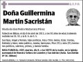 MARTIN SACRISTAN,GUILLERMINA