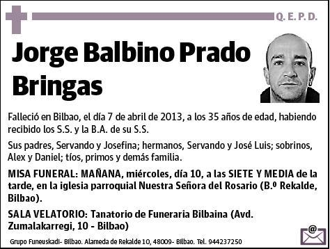 PRADO BRINGAS,JORGE BALBINO