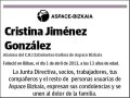 JIMENEZ GONZALEZ,CRISTINA