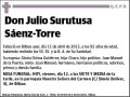 SURUTUSA SAENZ-TORRE,JULIO